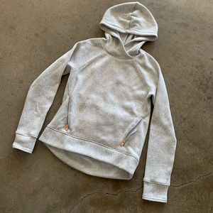 Girl Sweatshirt Hoodie Gray Fleece Old Navy 10